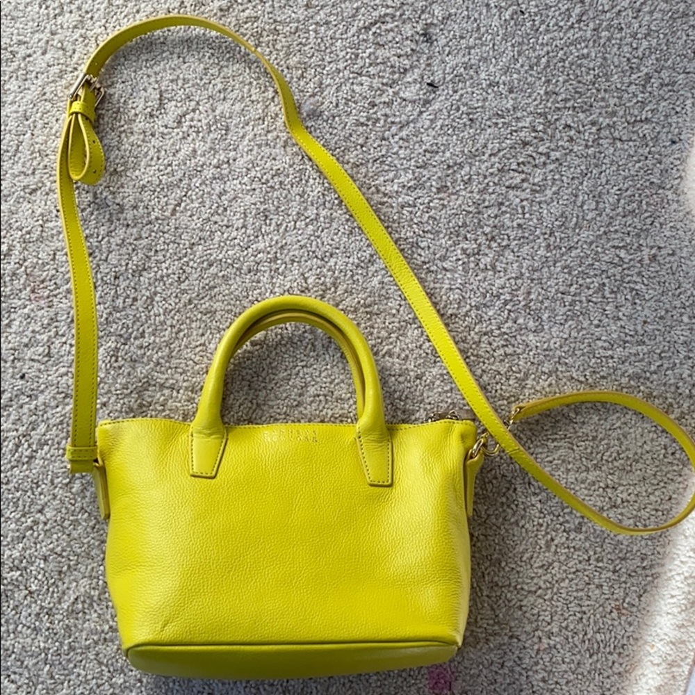 Yellow Top handle bag